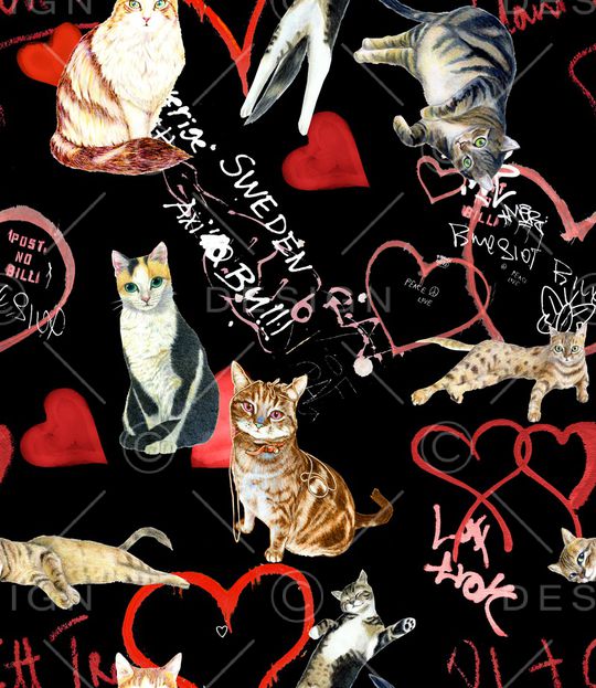 猫印花华亿平台图片