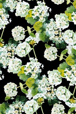 绣球花印花华亿平台图片