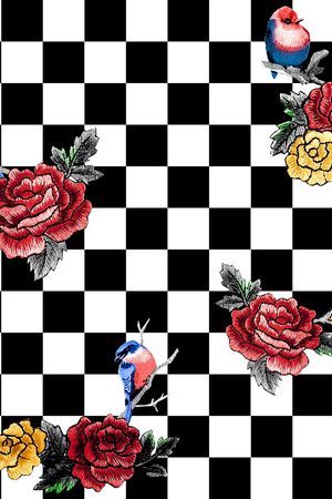 牡丹印花华亿平台图片