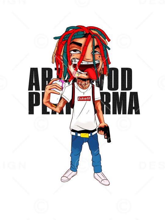 潮牌印花华亿平台图片