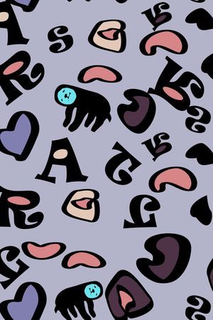 抽象印花华亿平台图片