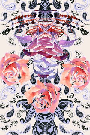 定位花印花华亿平台图片