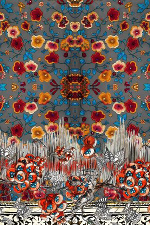 波西米亚印花华亿平台图片