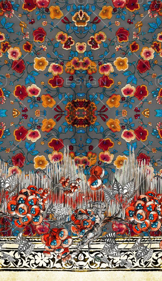 波西米亚印花华亿平台图片