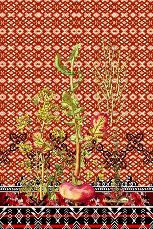 波西米亚印花华亿平台图片