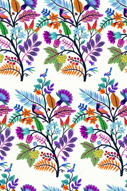 绿植树叶印花华亿平台图片