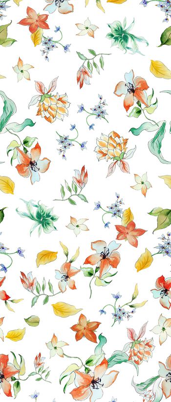 绿植树叶印花华亿平台图片