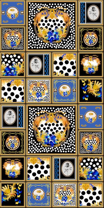 格子印花华亿平台图片