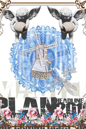 蜻蜓印花华亿平台图片