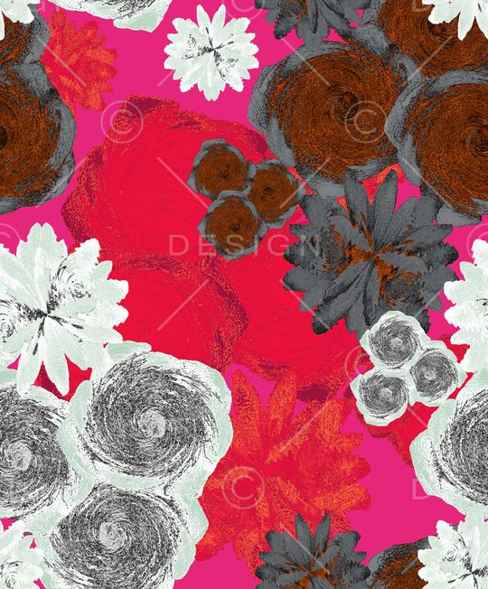 抽象印花华亿平台图片