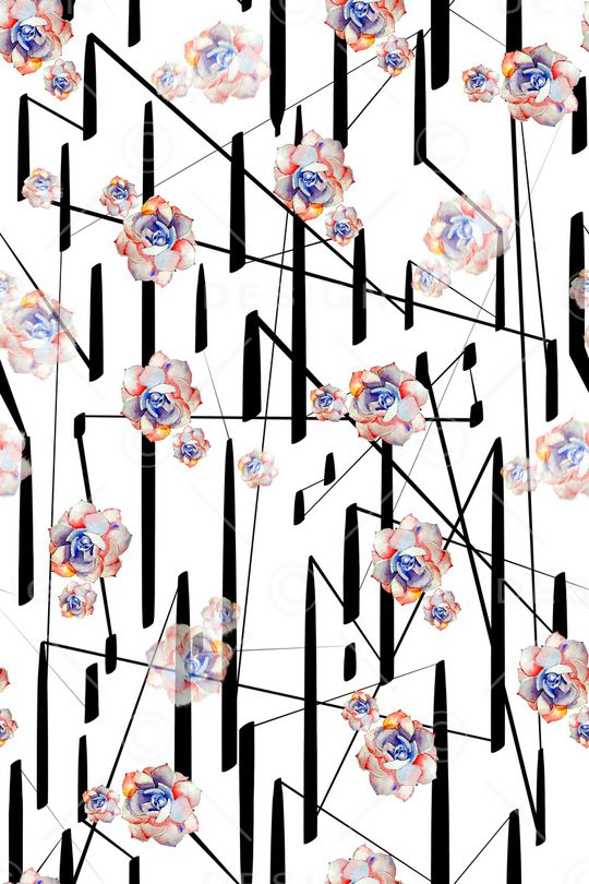 线条印花华亿平台图片