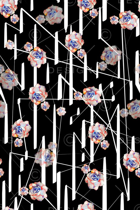 线条印花华亿平台图片