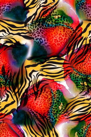 洋阳---动物纹印花华亿平台图片