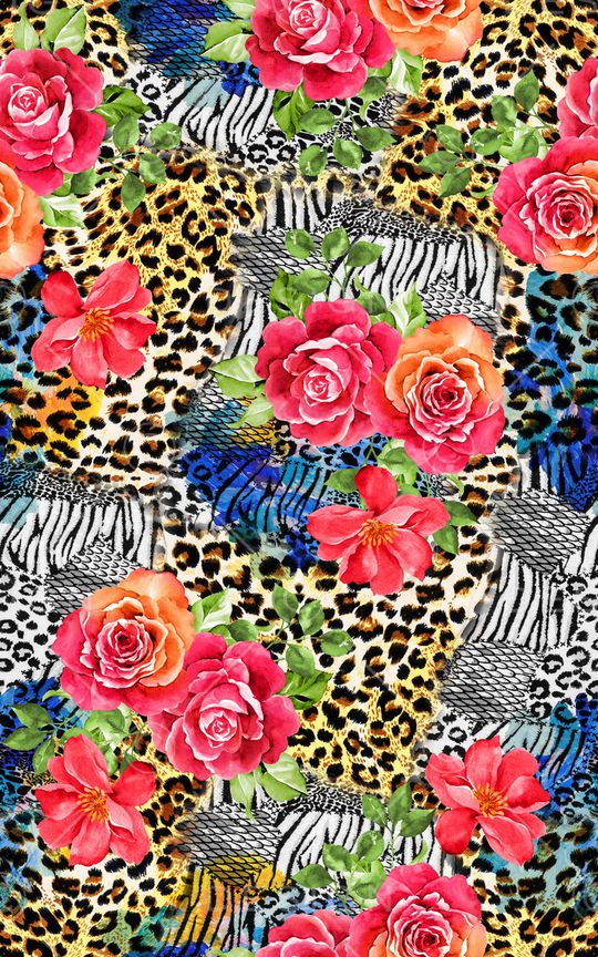 洋阳---动物纹印花华亿平台图片