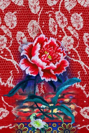 清爽印花华亿平台图片