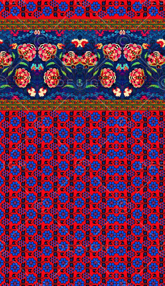 波西米亚印花华亿平台图片