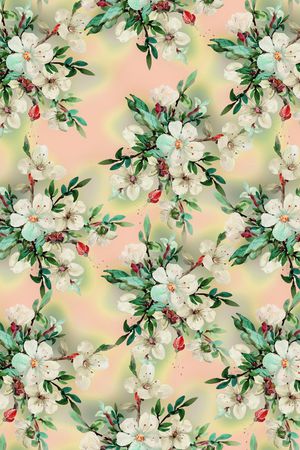 手绘印花华亿平台图片