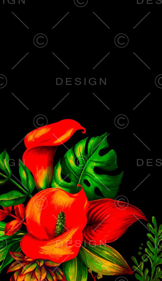 植物印花华亿平台图片