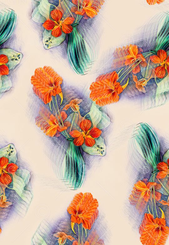 手绘印花华亿平台图片