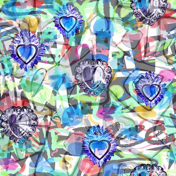 1138348-抽象几何幻彩欧式胸针-2