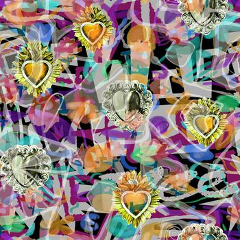 1138350-抽象几何幻彩欧式胸针-1