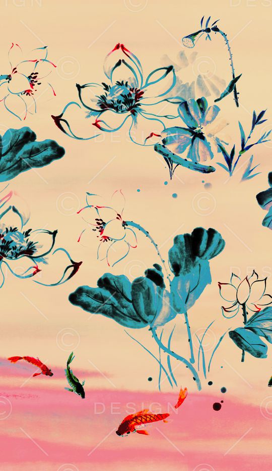 清爽印花华亿平台图片