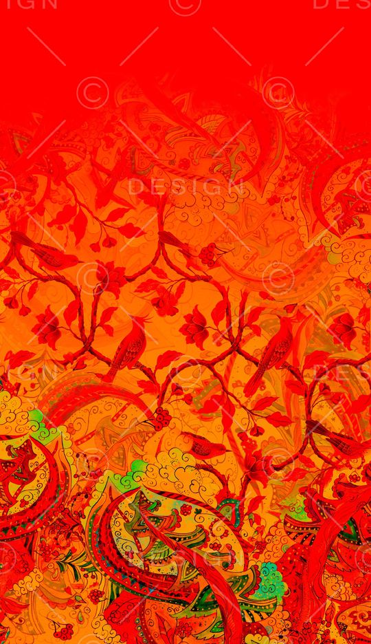 波西米亚印花华亿平台图片