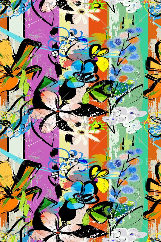 抽象印花华亿平台图片