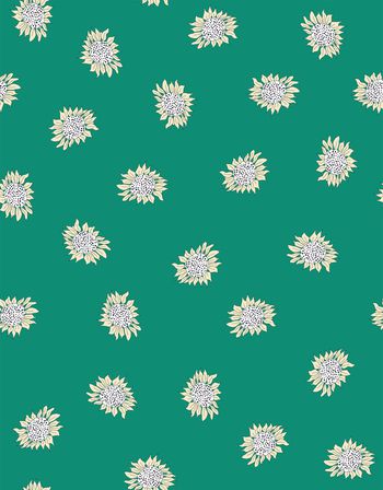 清爽底花卉印花华亿平台图片