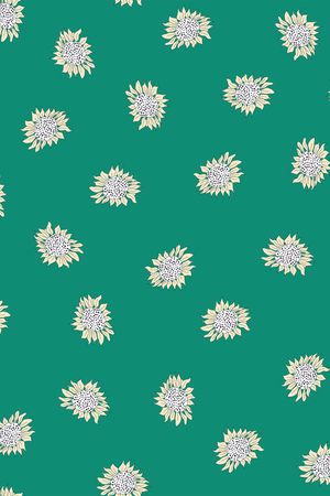 清爽底花卉印花华亿平台图片