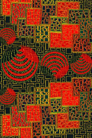 复古印花华亿平台图片