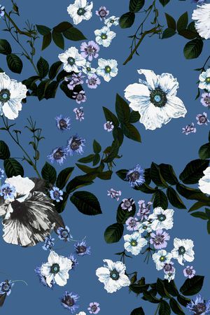 复古印花华亿平台图片