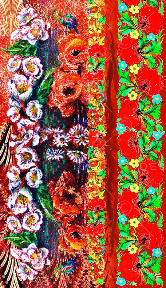 复古印花华亿平台图片