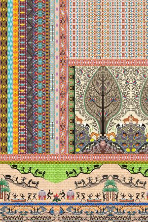 波西米亚印花华亿平台图片