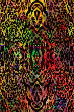 动物纹印花华亿平台图片