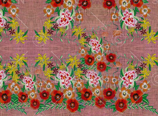 复古印花华亿平台图片