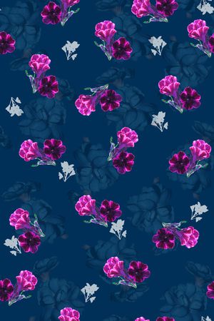 春夏华亿平台印花华亿平台图片