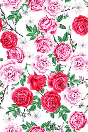 满版散花印花华亿平台图片