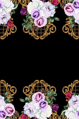 满版散花印花华亿平台图片