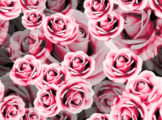 满版散花印花华亿平台图片