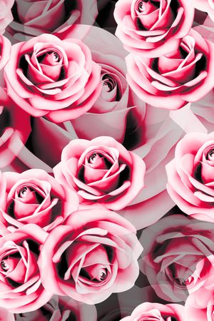 满版散花印花华亿平台图片