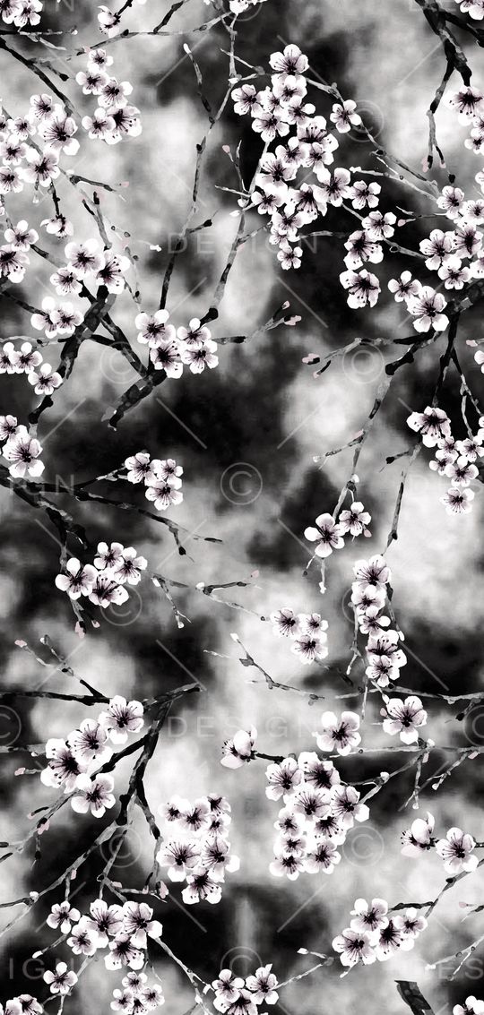 满版散花印花华亿平台图片