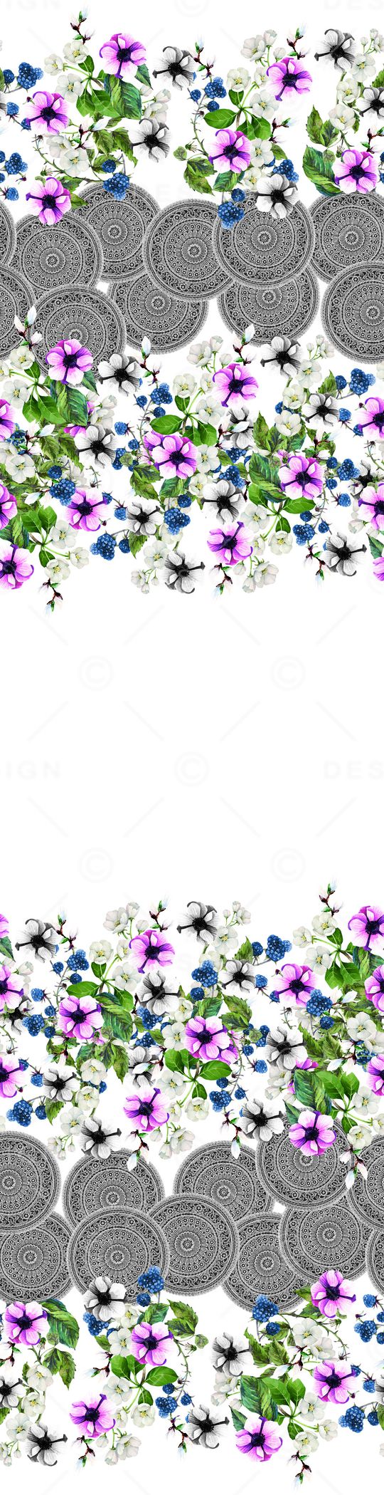 满版散花印花华亿平台图片