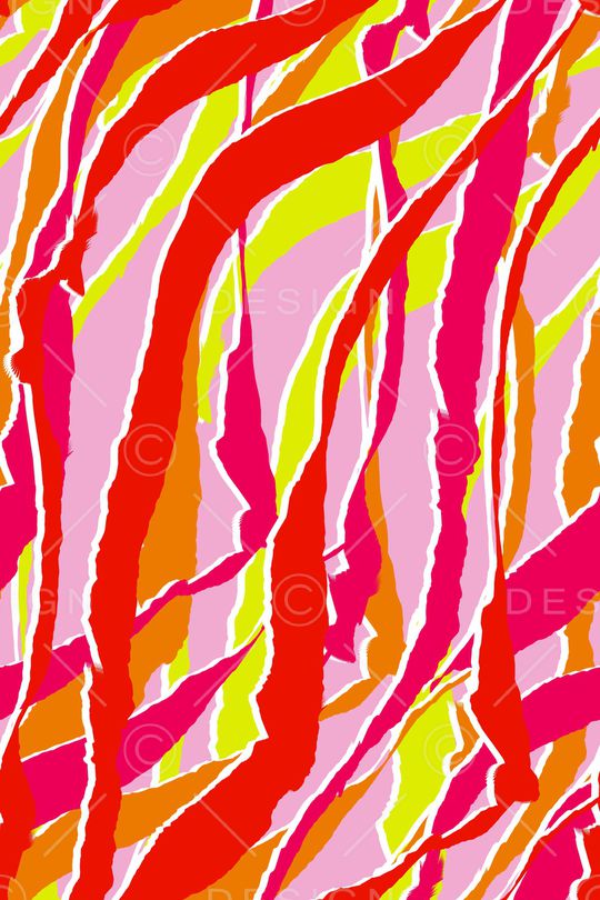 abstract zebra stripes印花华亿平台图片