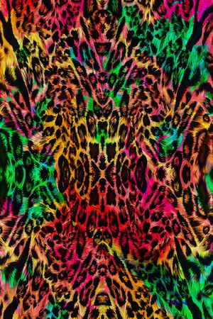 动物纹印花华亿平台图片