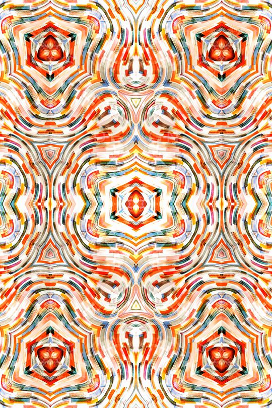 抽象印花华亿平台图片