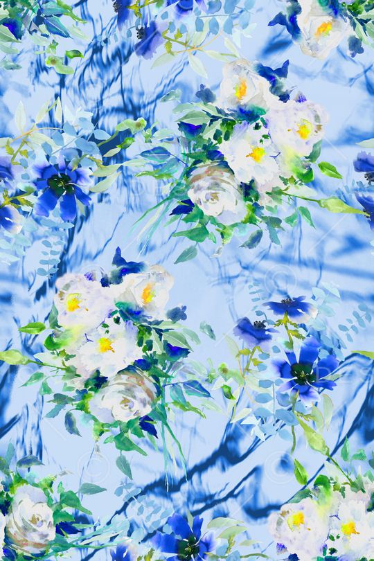 手绘印花华亿平台图片