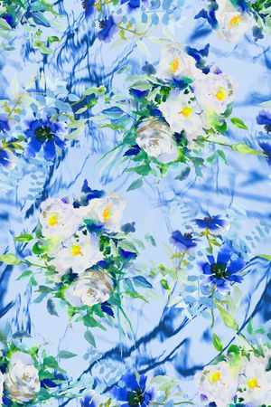 手绘印花华亿平台图片