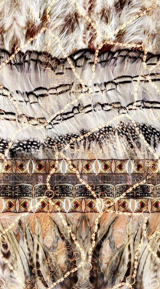 动物纹印花华亿平台图片