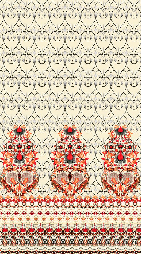 抽象印花华亿平台图片